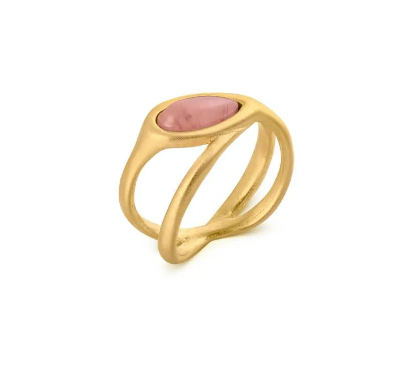 Blush Opal Wave Ring