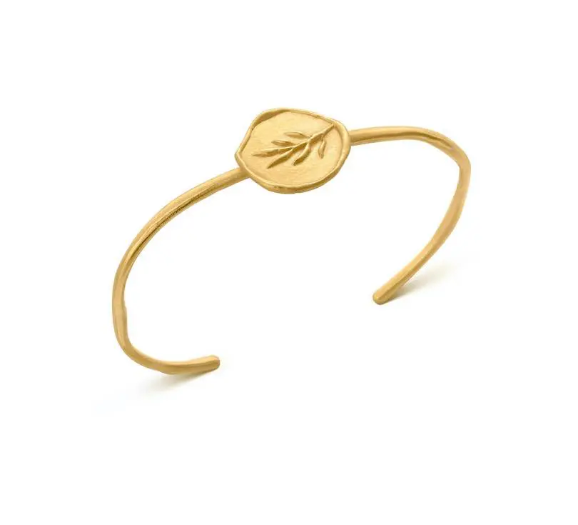 Laurel Coin Cuff