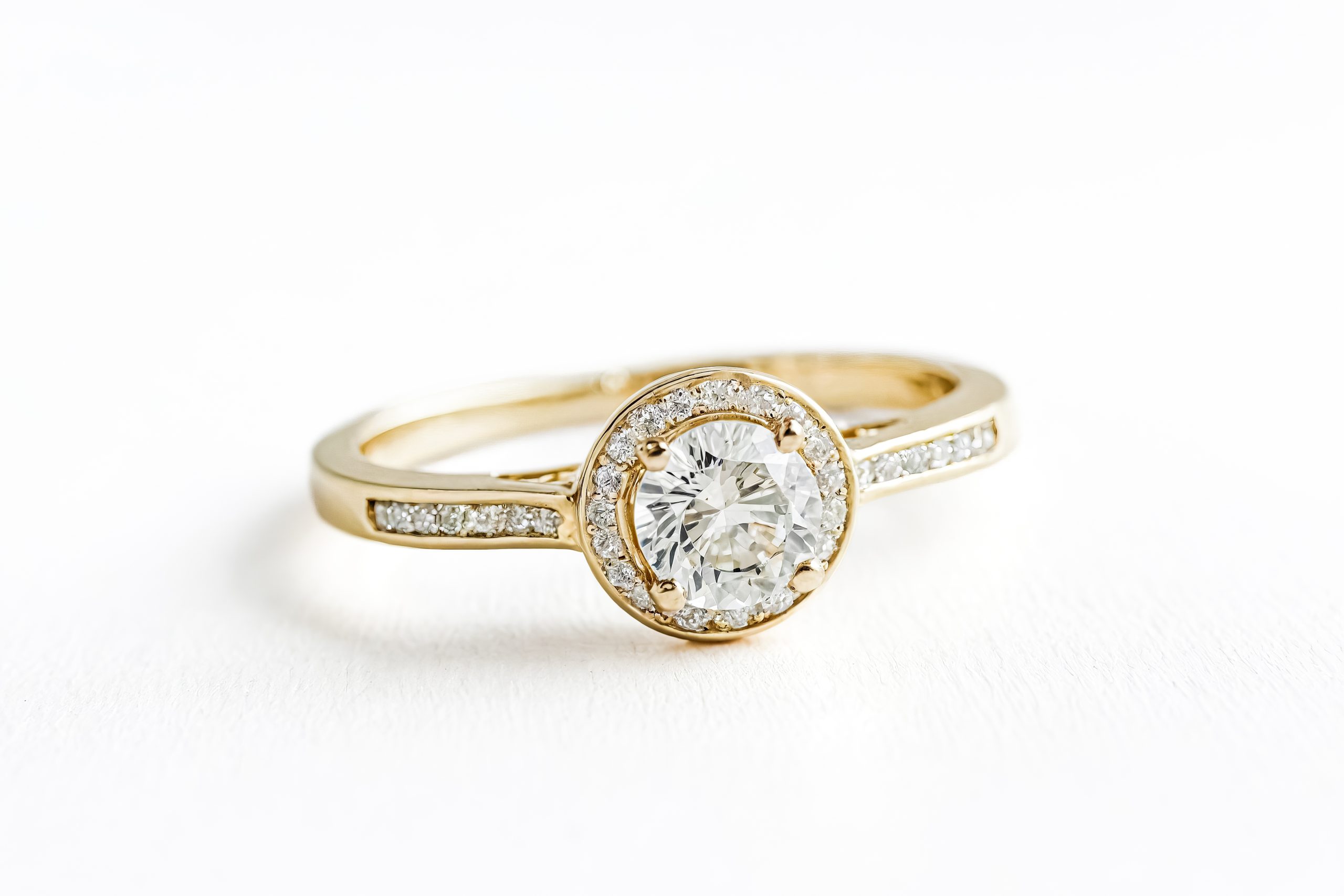 The Hatton Halo Diamond Engagement Ring